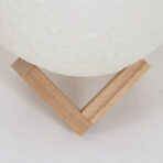 Rechargeable Multicolor Moon Light with Wooden Stand - Image 2